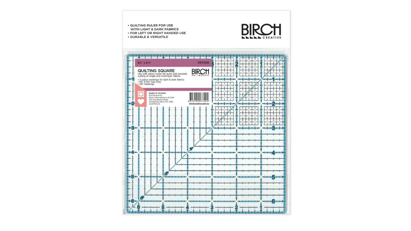 Birch - Imperial Ruler - 6.5in x 6.5in