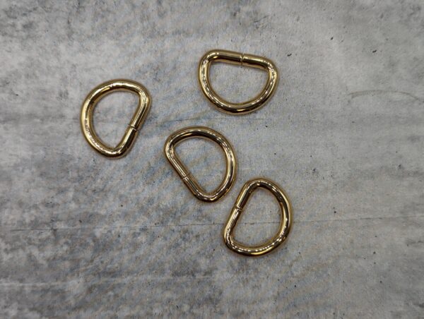 D-Rings 20mm - Gold - Electric Needle Girls