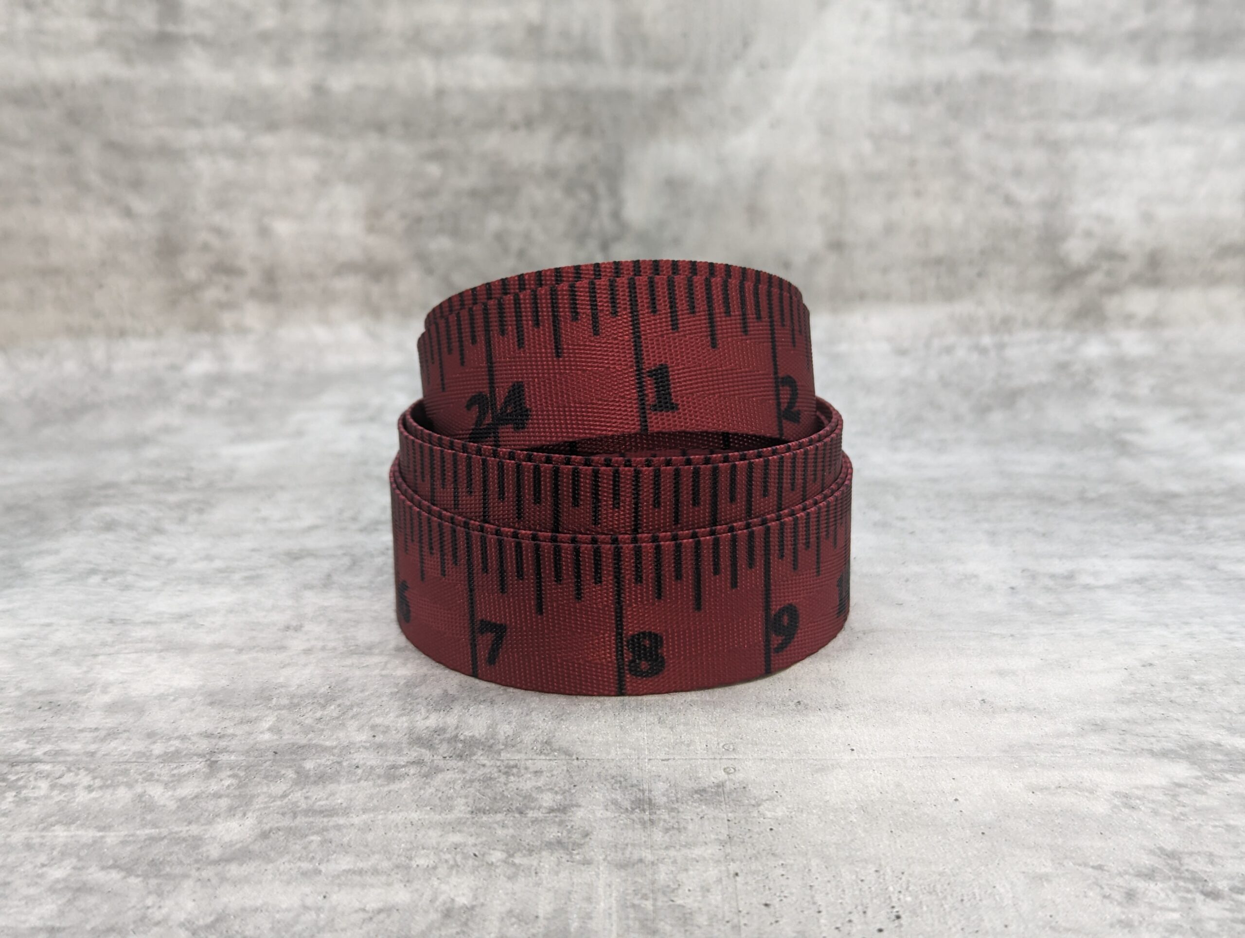 Seatbelt Webbing - Red and Black Inch Roll 25mm - Electric Needle Girls